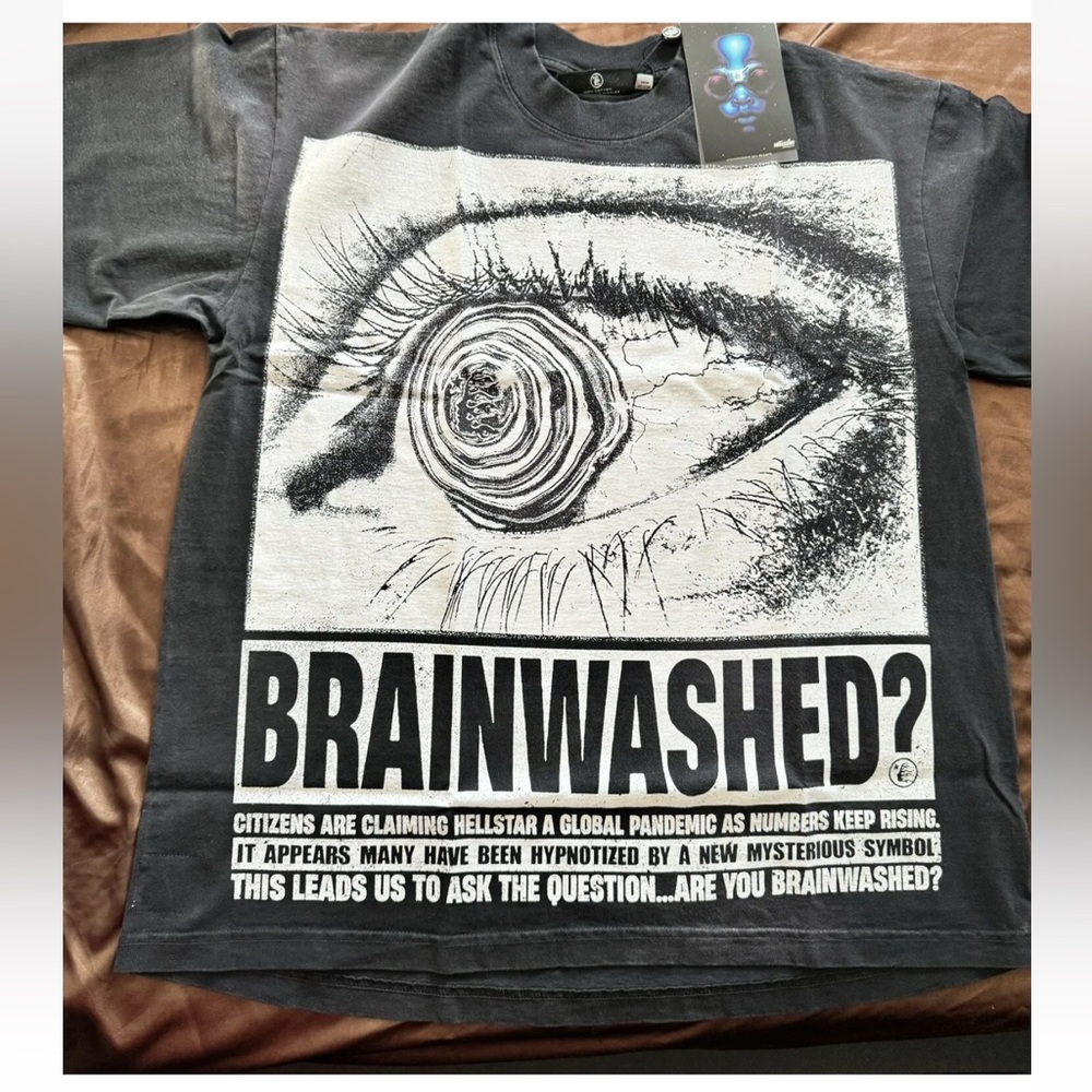 Hellstar Eyeball T-shirt 100% authentic NEW With Tags !  Size Large- Capsule 10